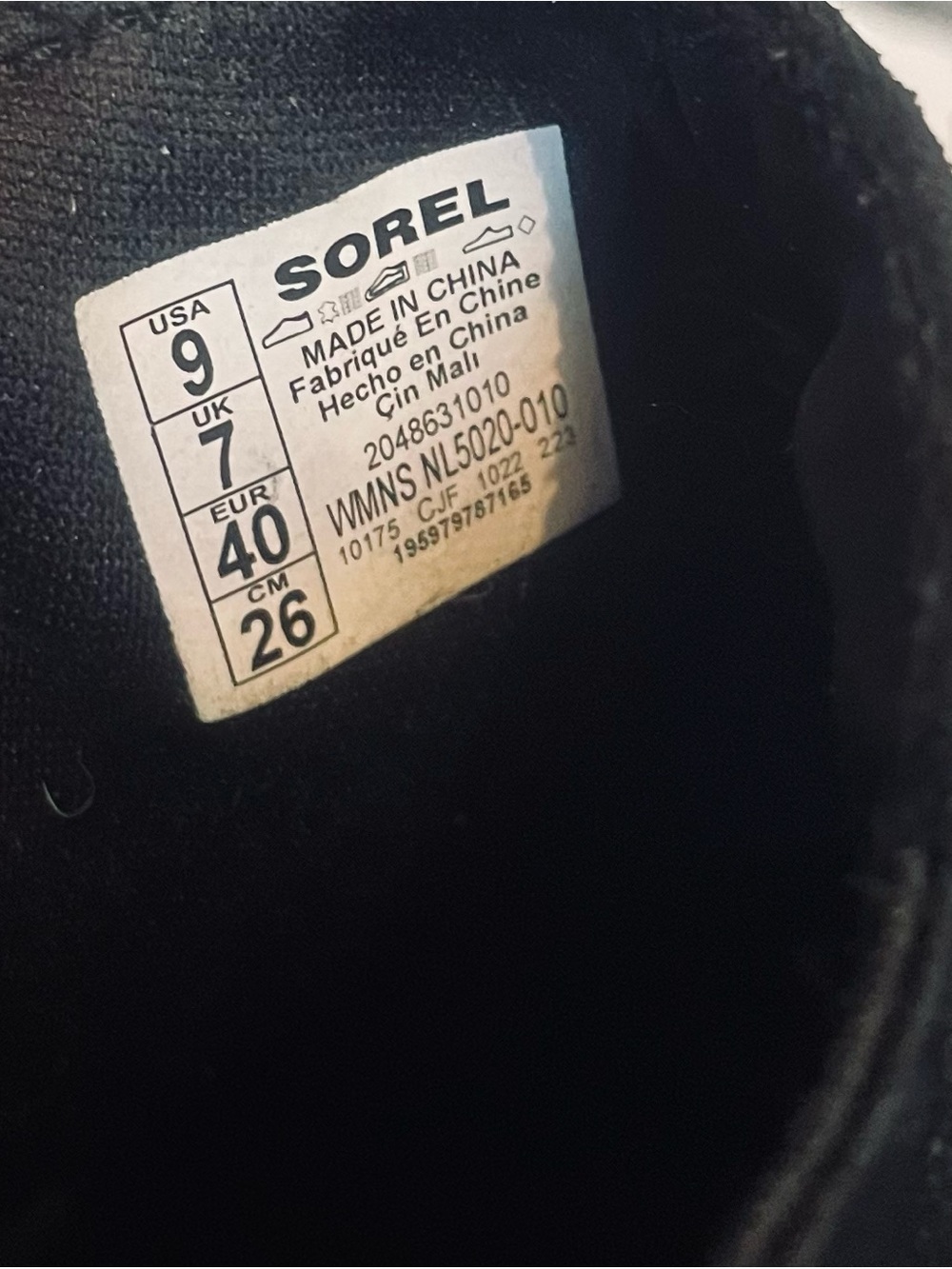 Sorel Evie II Chelsea Boots Women's 9 Black Leather Hidden Wedge Heel Waterproof - Picture 4 of 13